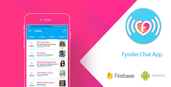 Fynder - Find, Chat, Meet - Realtime Chat Application with Firebase