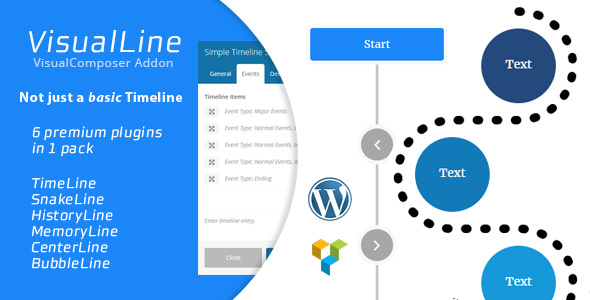 Visual Line v2.0.1 - WordPress Timeline Plugin