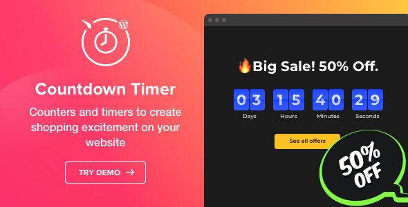 Countdown Timer v1.0 - Countdown Timer plugin