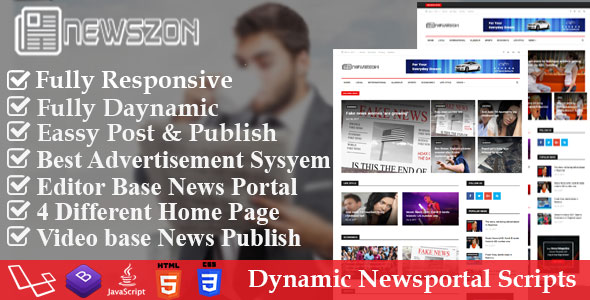 News Paper - Dynamic News, Magazine and Blog Portal Script