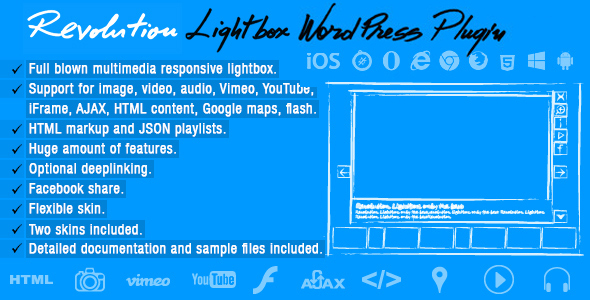 Revolution Lightbox Wordpress Plugin v1.2