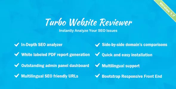 Turbo Website Reviewer v1.7 - In-depth SEO Analysis Tool