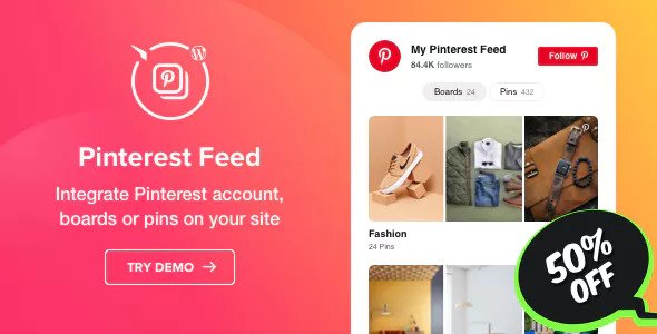 Pinterest Feed v1.0.1 - WordPress Pinterest Feed plugin
