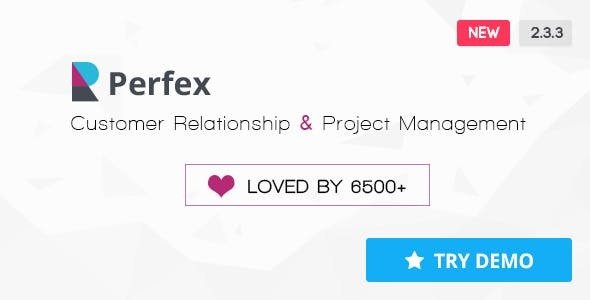 Perfex v2.3.3 - Powerful Open Source CRM