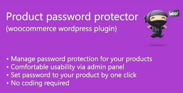 Product password protector (woocommerce) v1.6