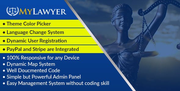 MyLawyer v1.0 - Dynamic Lawyer Directory System Script - nulled