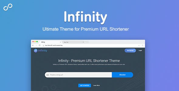Infinity v1.0.4 - Premium URL Shortener Theme
