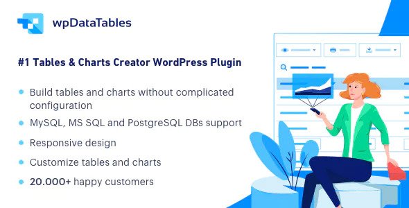 wpDataTables v3.7.1 - Tables and Charts Manager for WordPress