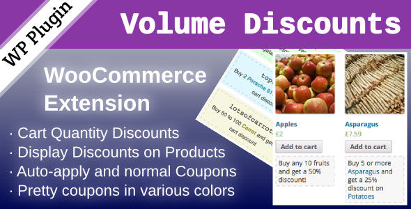 WooCommerce Volume Discount Coupons v1.5.0