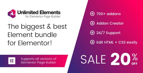 Unlimited Elements for Elementor Page Builder v1.3.17