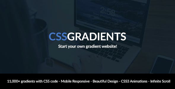 CSSGradients - Responsive CSS Gradient Script