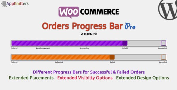 WooCommerce Orders Progress Bar v2.0.0