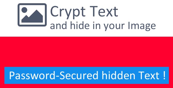 Text Crypto - Hide Text inside Image