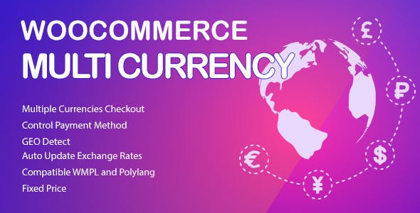 WooCommerce Multi Currency v2.1.6.3 - Currency Switcher 