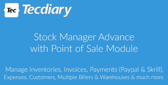 Stock Manager Advance with Point of Sale Module v3.4.20