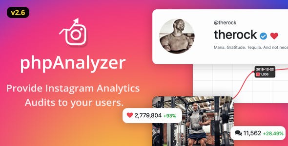 phpAnalyzer v2.6.12 - Instagram Analytics / Audit / Statistics Tool