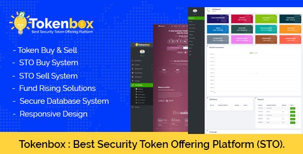 Tokenbox v1.0 - Best Security Token Offering Platform (STO) - nulled