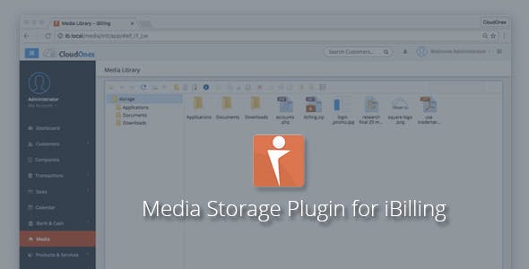 iMedia - Media Manager Plugin for iBilling