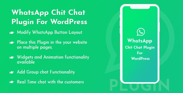 WhatsApp Chit Chat Plugin For WordPress v1.0.0