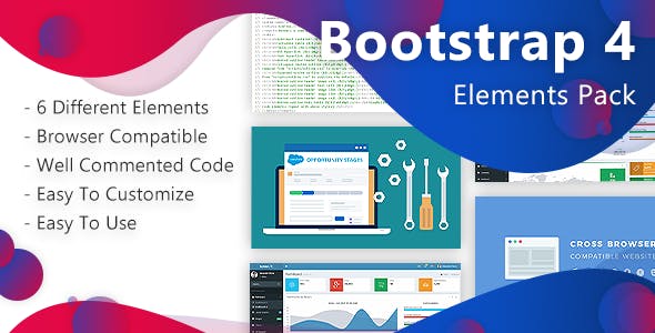 Bootstrap-4 Elements Pack 