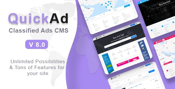 Quickad v8.2 - Classified Ads CMS PHP Script - nulled