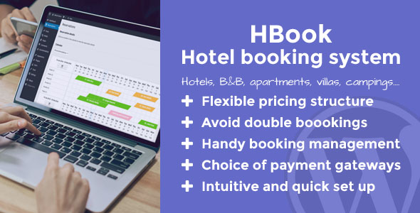HBook v2.0.6 - Hotel booking system - WordPress Plugin