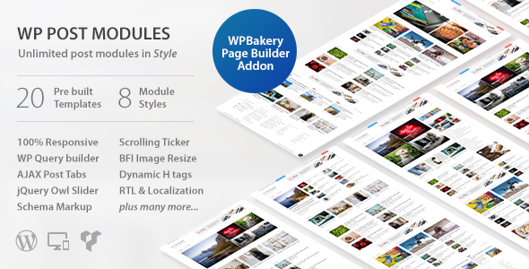 WP Post Modules for NewsPaper and Magazine Layouts v3.0.0