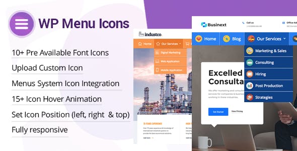 WP Menu Icons v1.1.6 - Effectively Add & Customize Icons For WordPress Menus
