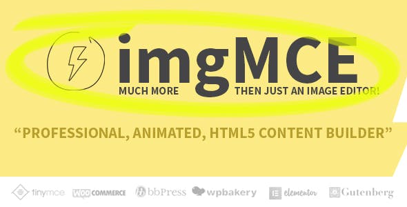 imgMCE v1.3.2 - Professional, Animated Image Editor & HTML5 content builder