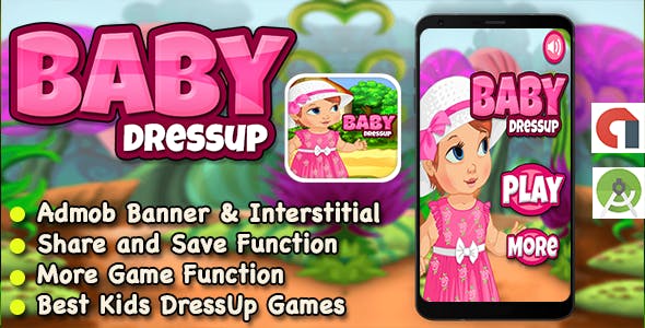 Baby Dress Up Game For Kids + Ready For Publish + Android