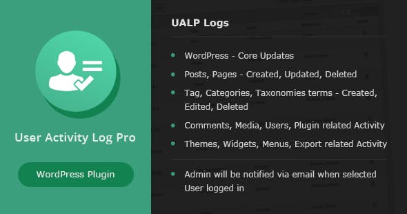 User Activity Log PRO for WordPress v2.1