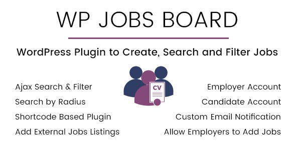 WP Jobs Board v1.4 - Ajax Search and Filter WordPress Plugin