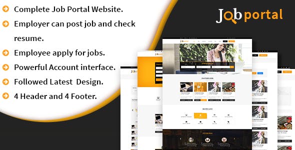 Job Portal Platform - A complete Job portal website 