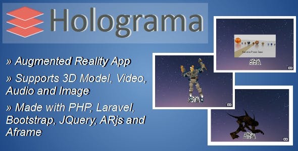 Holograma v1.0 - Augmented Reality Builder