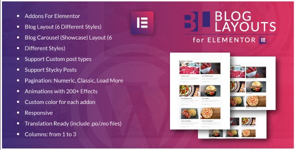 Blog Layouts for Elementor v1.0 - WordPress Plugin