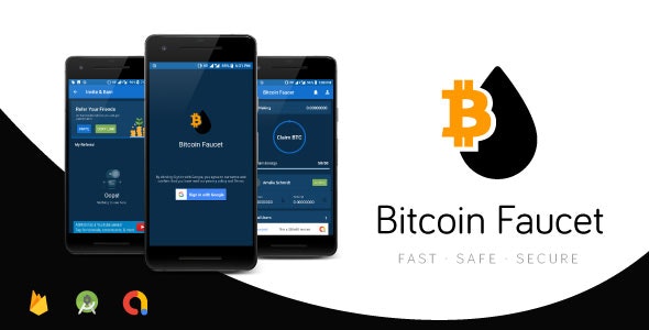 Bitcoin Faucet Full Android Application | Top Traffic Driving App | Firebase & Admob