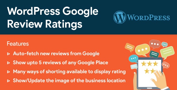 WordPress Google Reviews & Ratings v2.5 