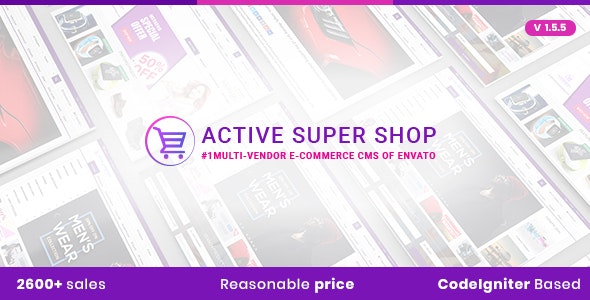 Active Super Shop v1.5.5 - Multi-vendor CMS