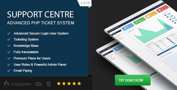 Support Centre v2.7.0 - Advanced PHP Ticket System