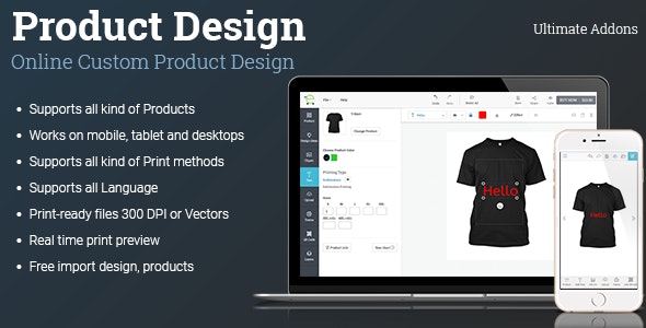 Ultimate Addons for Custom Product Designer (WooCommerce, Opencart, Prestashop) v1.12.0
