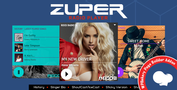 Zuper v2.1 - Shoutcast and Icecast Radio Player (Addon) 