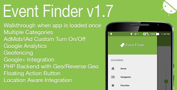 Event Finder Full Android Application v1.7