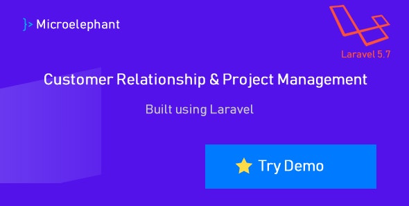 Microelephant - CRM & Project Management System built with Laravel