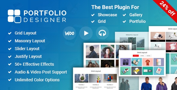Portfolio Designer v2.3 - WordPress Portfolio Plugi