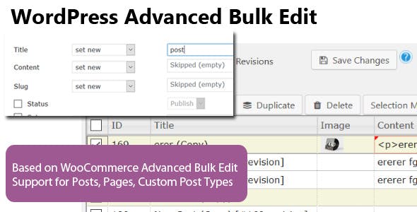 WordPress Advanced Bulk Edit v1.3 