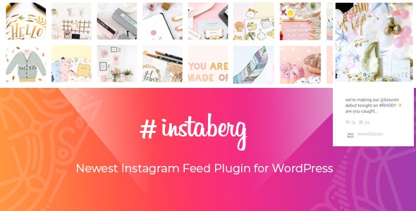 Instaberg v1.0 - Instagram Feed Gallery - Gutenberg Block