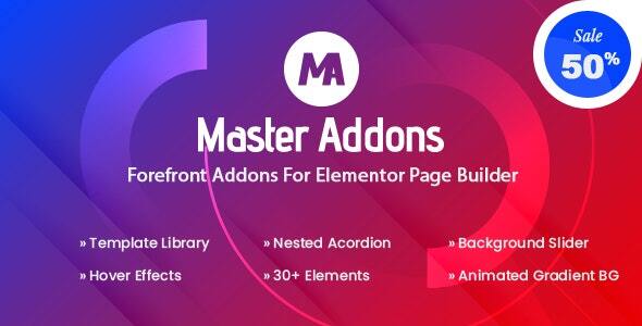 Master Addons for Elementor (Pro) v1.8.1