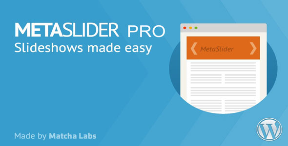 MetaSlider Pro v2.18.8 - WordPress Plugin