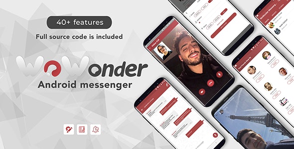 WoWonder Android Messenger v2.6 - Mobile Application for WoWonder Social Script