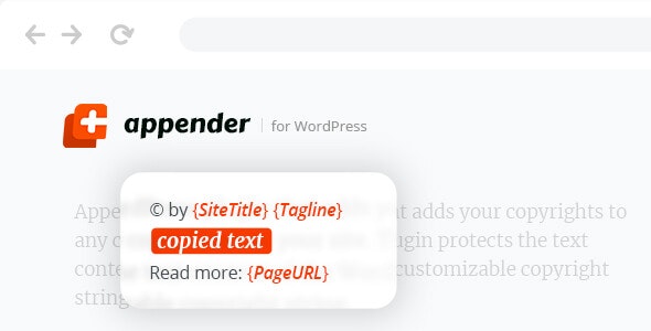 Appender v1.0.3 - Copycat Content Protection for WordPress